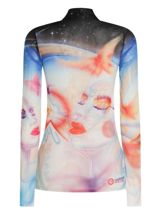 25FW 카사블랑카 탑 WPF25JTP02801MULTI MULTICOLOR - CASABLANCA