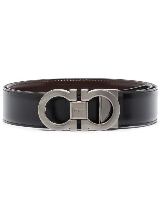 26SS 살바토레 페라가모 가죽 벨트 679535644557NERO NERO AUBURN - SALVATORE FERRAGAMO
