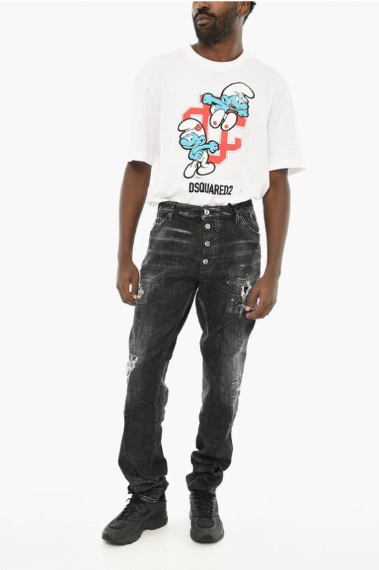  디스퀘어드2 데님 팬츠 S71LB1332 S30357 900 Black - DSQUARED2