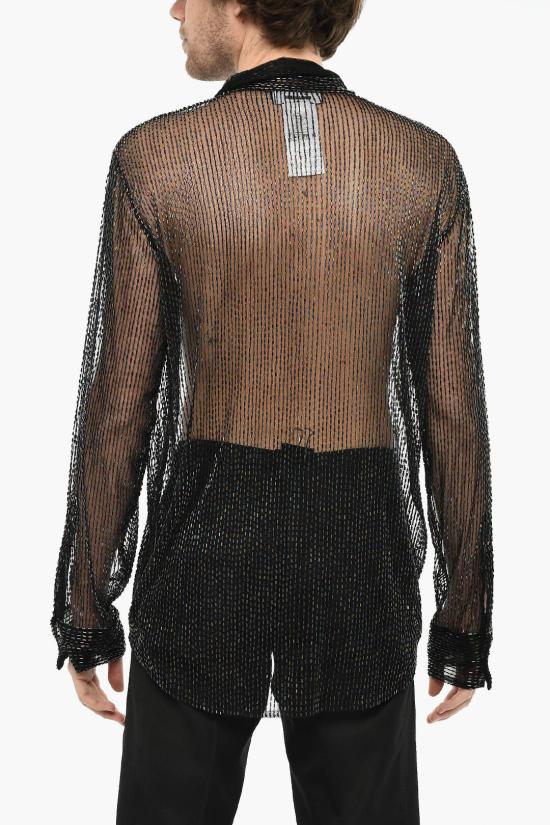  디스퀘어드2 긴팔 셔츠 S74DM0764 S78236 961 Black - DSQUARED2