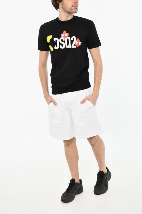  디스퀘어드2 반팔 티셔츠 S71GD1352 S23009 900 Black - DSQUARED2