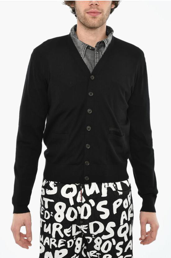  디스퀘어드2 가디건 S74HA1301 S18174 900 Black