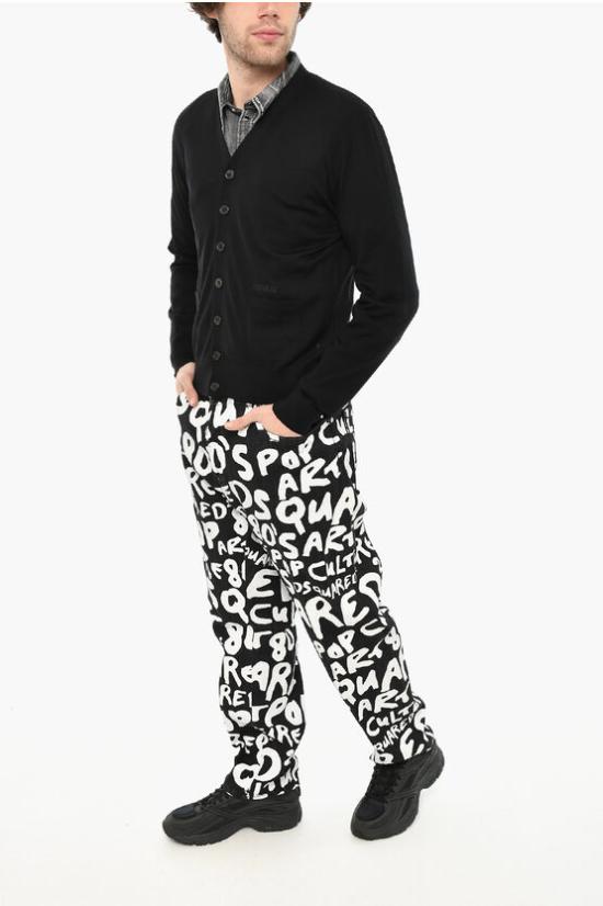  디스퀘어드2 가디건 S74HA1301 S18174 900 Black - DSQUARED2