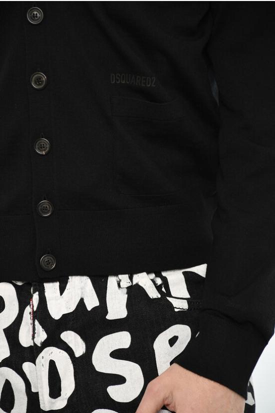  디스퀘어드2 가디건 S74HA1301 S18174 900 Black - DSQUARED2