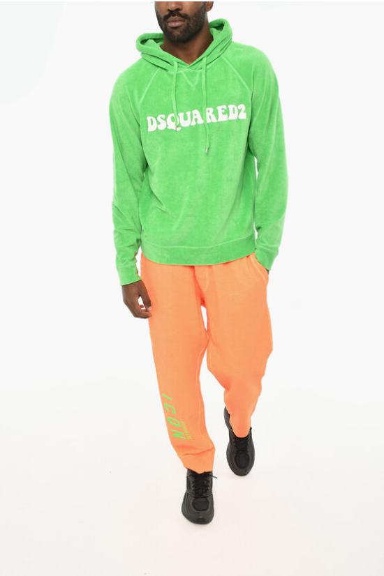  디스퀘어드2 후드 티셔츠 S71GU0578 S24515 669 Green - DSQUARED2