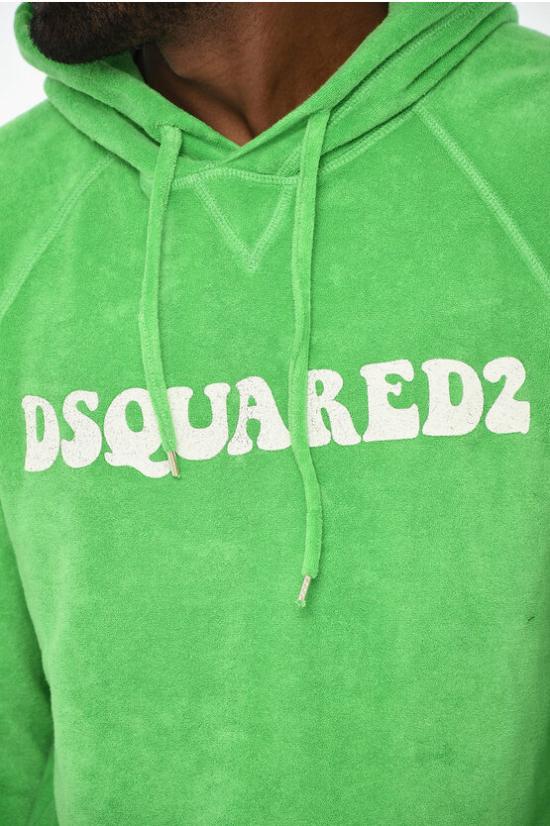  디스퀘어드2 후드 티셔츠 S71GU0578 S24515 669 Green - DSQUARED2