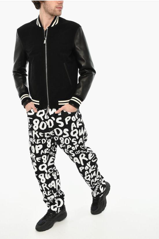  디스퀘어드2 가죽 자켓 S79AM0040 S54807 900 Black - DSQUARED2