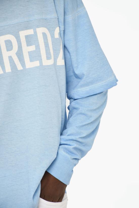  디스퀘어드2 반팔 티셔츠 S71GD1345 S22507 472 Blue - DSQUARED2