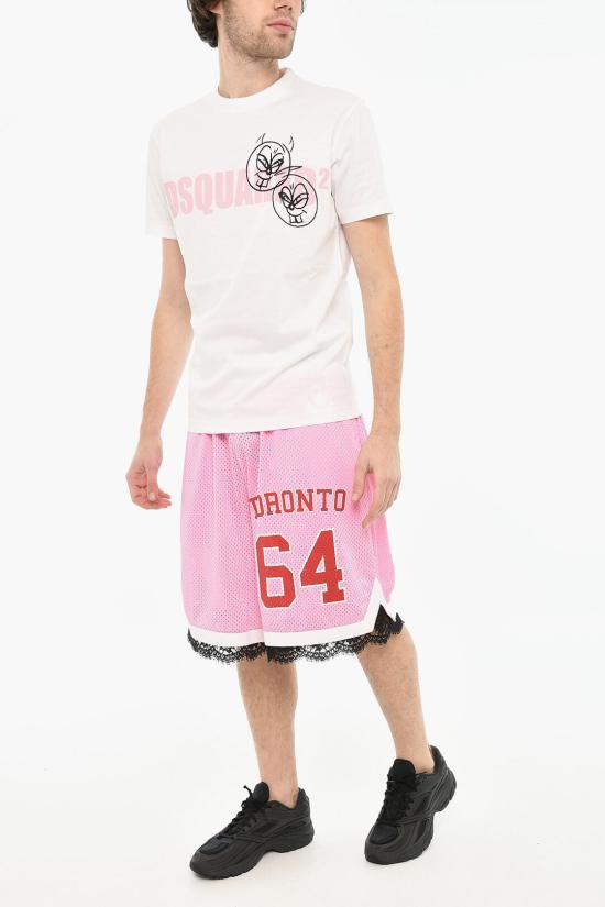  디스퀘어드2 반팔 티셔츠 S74GD0991 S23009 100 White - DSQUARED2