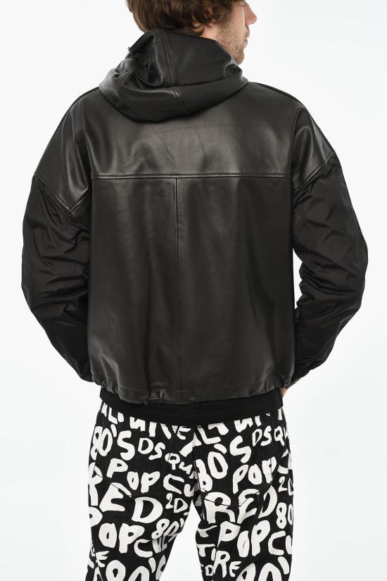  디스퀘어드2 가죽 자켓 S74AM1253 SY1491 900 Black - DSQUARED2