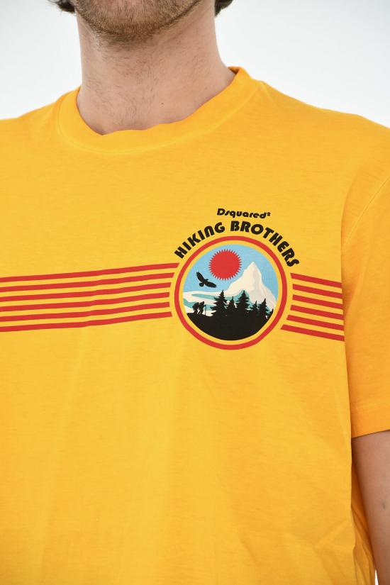  디스퀘어드2 반팔 티셔츠 S71GD1192 S22427 175 Yellow - DSQUARED2