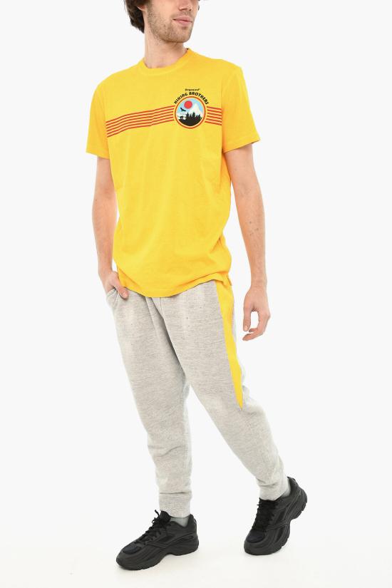  디스퀘어드2 반팔 티셔츠 S71GD1192 S22427 175 Yellow - DSQUARED2