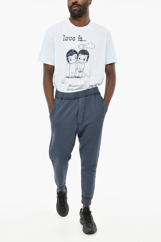  디스퀘어드2 스트레이트 팬츠 S74KB0814 S25539 524 Blue - DSQUARED2