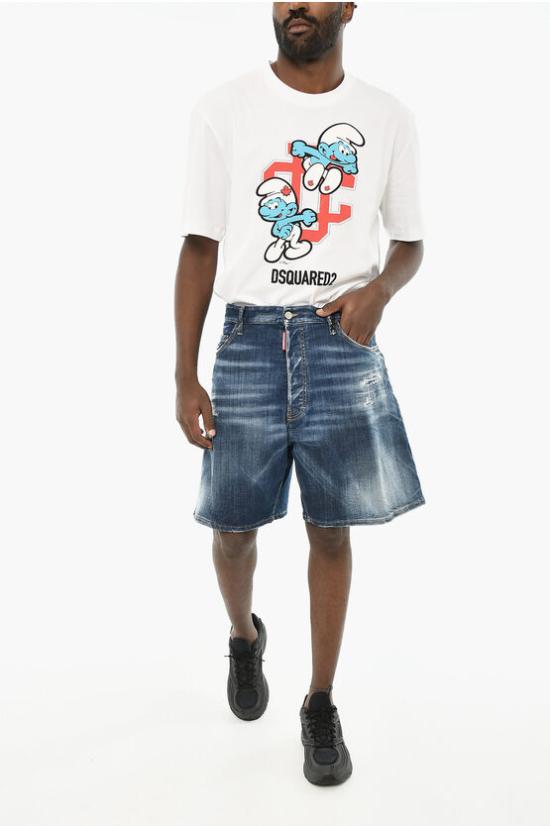  디스퀘어드2 숏팬츠 S74MU0798 S30342 470 Blue - DSQUARED2