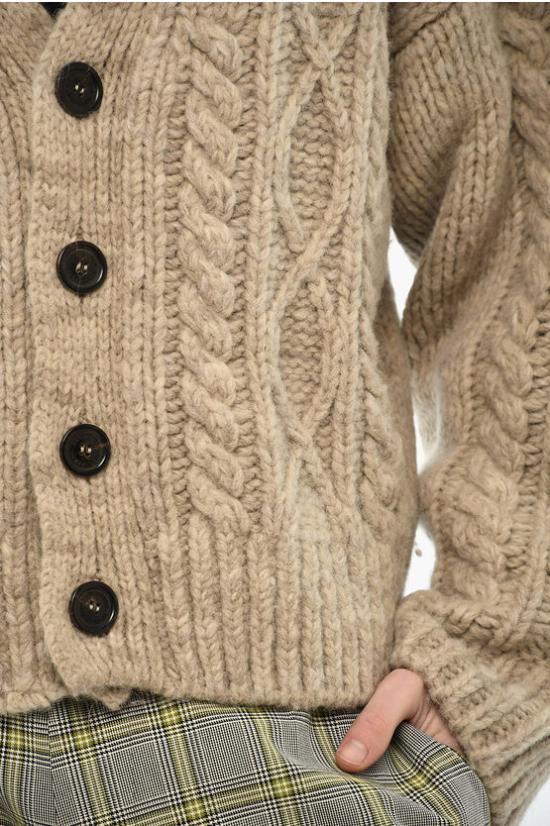  디스퀘어드2 가디건 S71HA1293 D13058 107 Beige - DSQUARED2