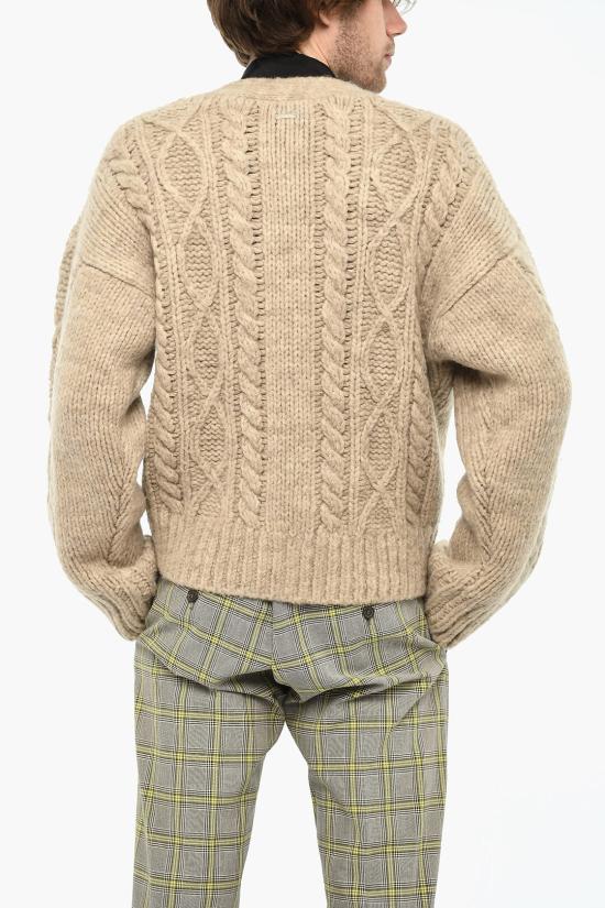  디스퀘어드2 가디건 S71HA1293 D13058 107 Beige - DSQUARED2