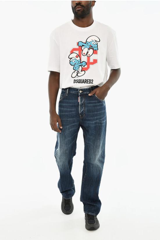  디스퀘어드2 데님 팬츠 S74LB1526 STN757 470 Blue - DSQUARED2