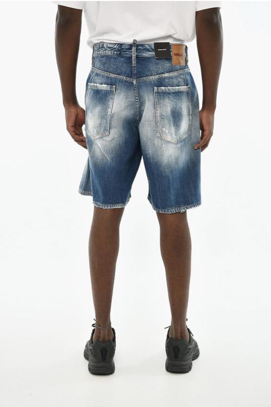  디스퀘어드2 숏팬츠 S74MU0855 S30309 470 Blue - DSQUARED2