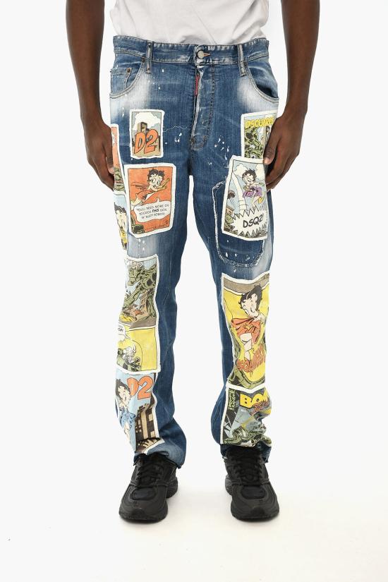  디스퀘어드2 데님 팬츠 S74LB1469 S30342 470 Blue