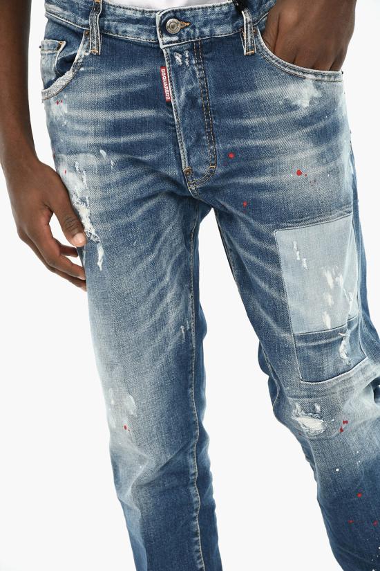  디스퀘어드2 데님 팬츠 S74LB1456 S30663 470 Blue - DSQUARED2
