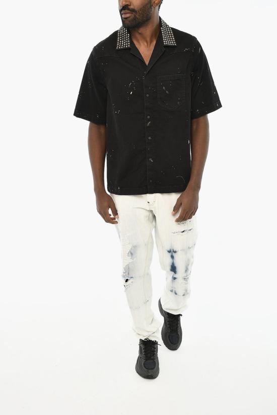  디스퀘어드2 긴팔 셔츠 S79DL0038 S30730 900 Black - DSQUARED2