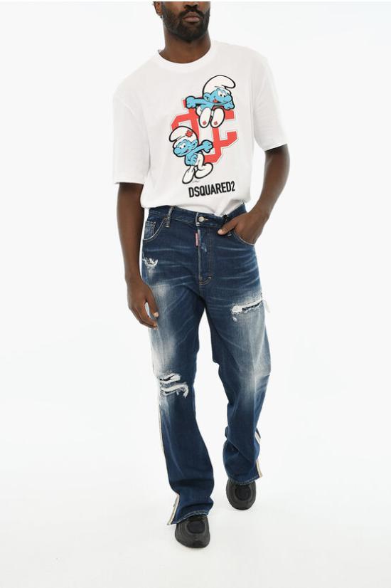  디스퀘어드2 데님 팬츠 S74LB1453 S30663 470 Blue - DSQUARED2