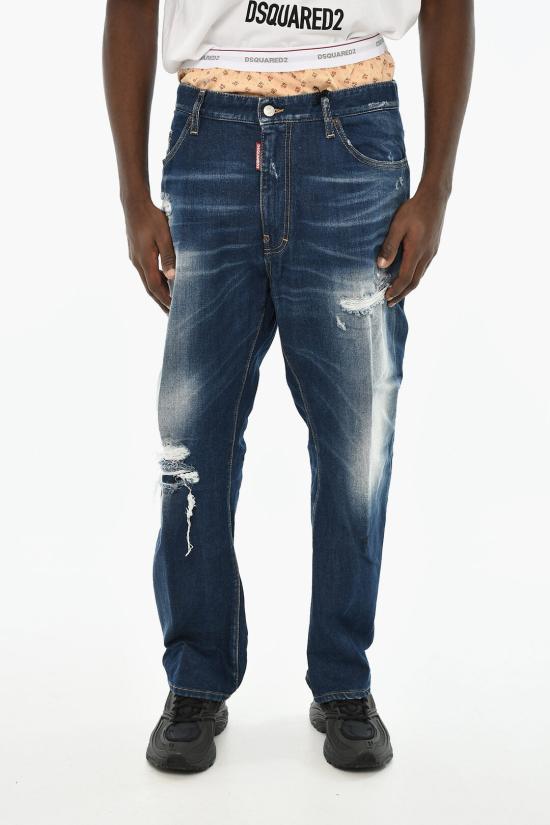  디스퀘어드2 데님 팬츠 S74LB1418 S30663 470 Blue