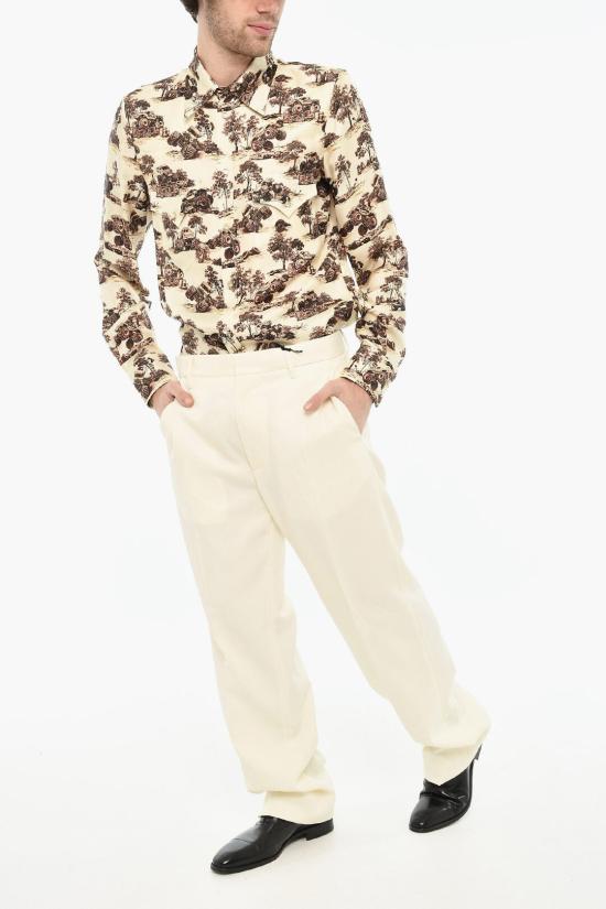  디스퀘어드2 스트레이트 팬츠 S71KB0610 S76498 101 White - DSQUARED2