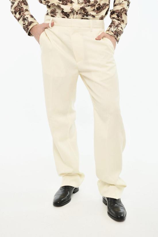  디스퀘어드2 스트레이트 팬츠 S71KB0610 S76498 101 White