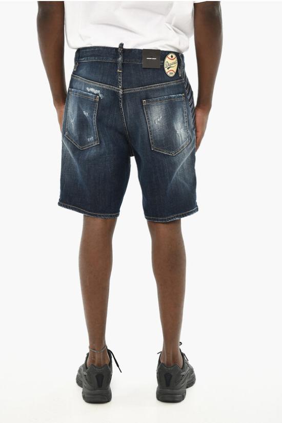  디스퀘어드2 숏팬츠 S71MU0793 S30664 470 Blue - DSQUARED2