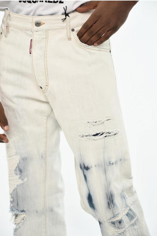  디스퀘어드2 데님 팬츠 S71LB1407 S30309 470 Bianco Blu - DSQUARED2