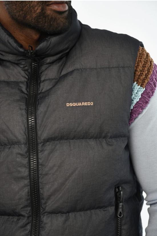  디스퀘어드2 패딩 조끼 S74FB0322 S60519 524 Gray - DSQUARED2