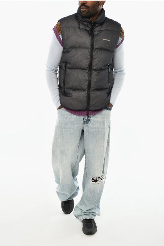  디스퀘어드2 패딩 조끼 S74FB0322 S60519 524 Gray - DSQUARED2