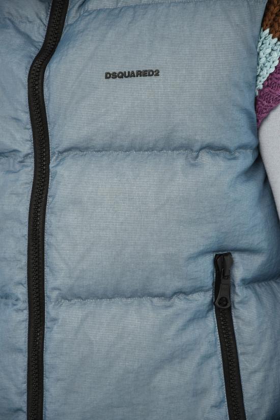  디스퀘어드2 패딩 조끼 S74FB0322 S60519 477 Blue - DSQUARED2