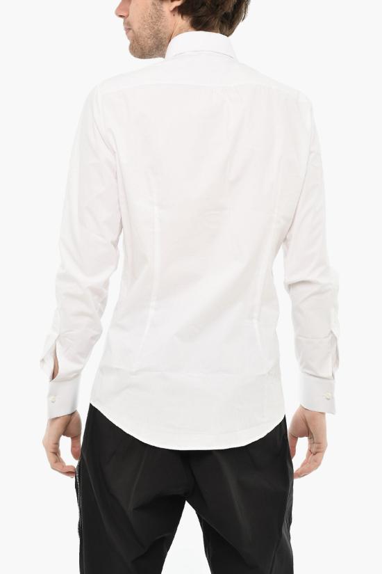  디스퀘어드2 긴팔 셔츠 S74DM0802 S42381 100 White - DSQUARED2