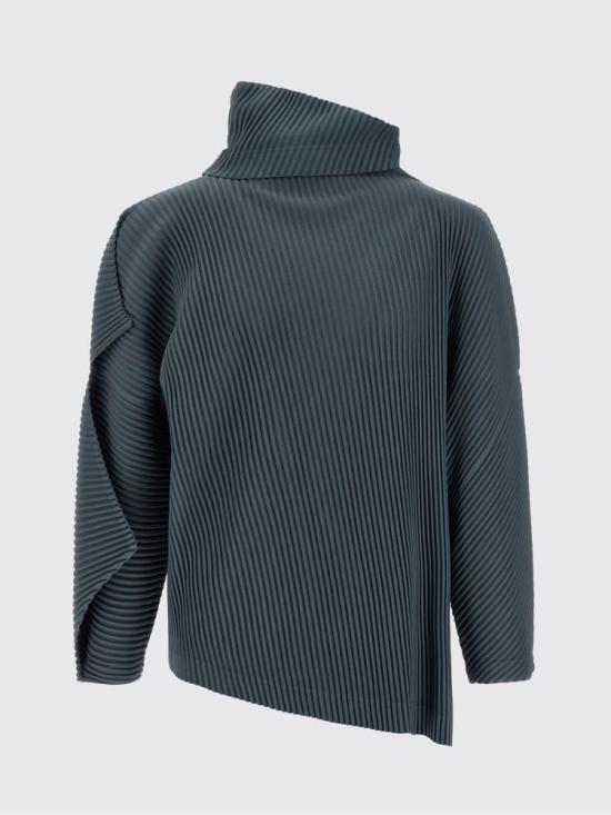 25FW 옴므 플리세 이세이 미야케 터틀넥 HP58JK30674 CHERT BLUE DOM