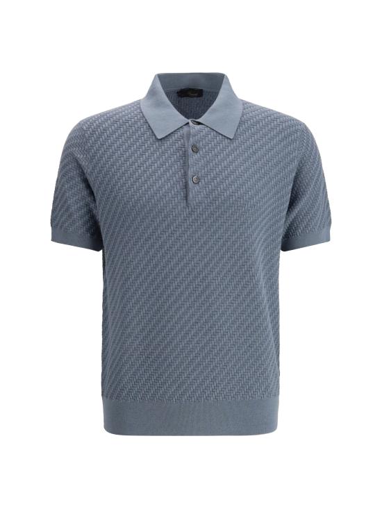 26SS 브리오니 폴로 티셔츠 UMR20OPAK22 4500 LIGHT BLUE