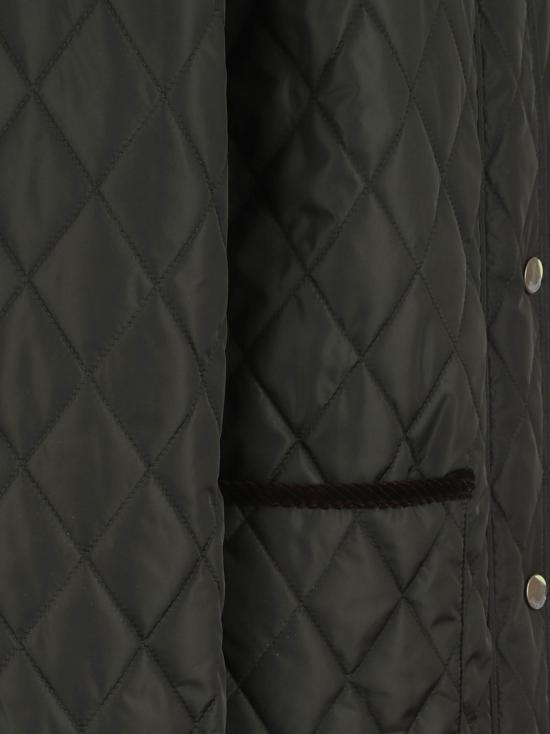 25FW 버버리 퀼팅 나일론 반 자켓 8113591 C2491 SHALE BRUSH IP CHECK GREEN - BURBERRY