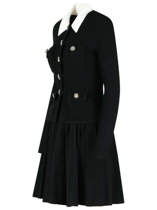 26SS 셀프 포트레이트 숏 원피스 RS26 109S BBLACK Black - SELF PORTRAIT