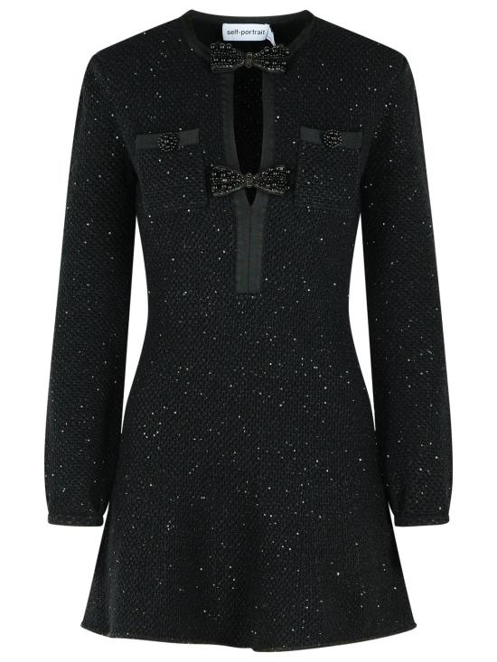 26SS 셀프 포트레이트 숏 원피스 RS26 210S BBLACK Black