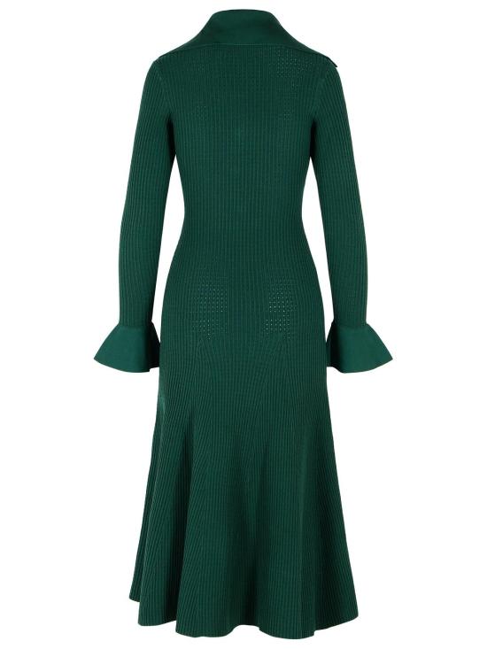 26SS 셀프 포트레이트 미디 원피스 RS26 138MA GGREEN Green - SELF PORTRAIT