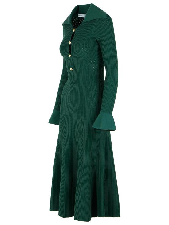 26SS 셀프 포트레이트 미디 원피스 RS26 138MA GGREEN Green - SELF PORTRAIT