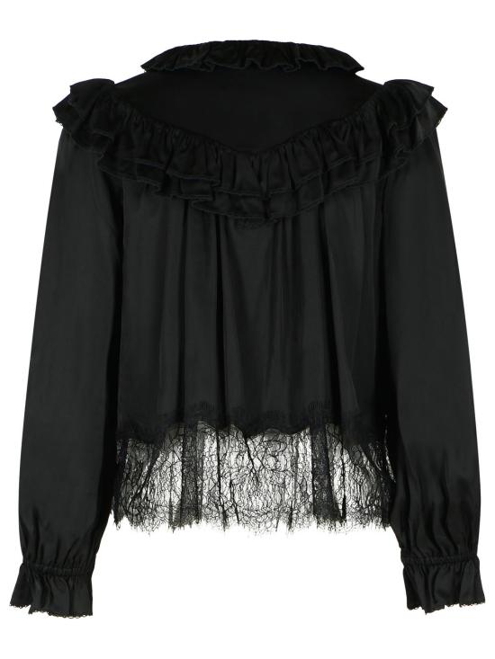 26SS 셀프 포트레이트 블라우스 RS26 192T BBLACK Black - SELF PORTRAIT