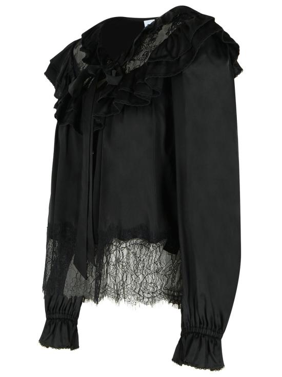 26SS 셀프 포트레이트 블라우스 RS26 192T BBLACK Black - SELF PORTRAIT