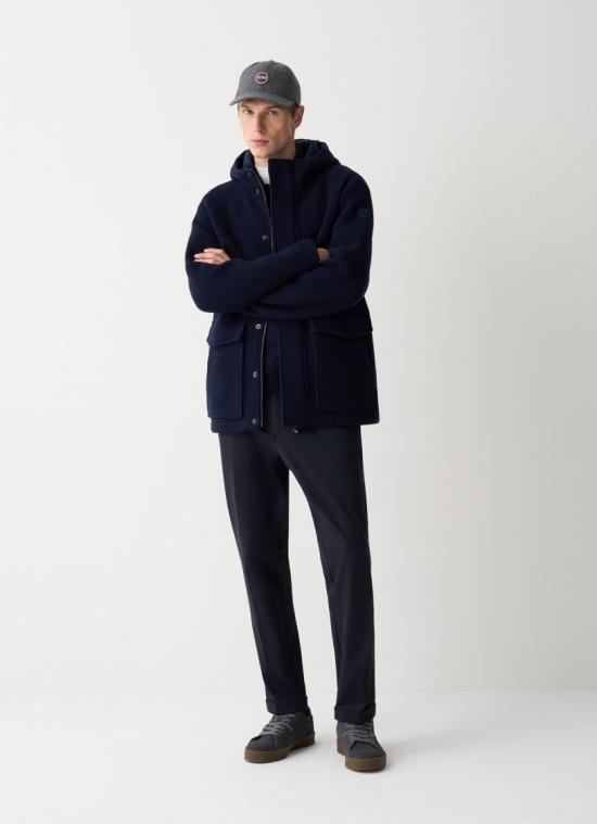 25FW 콜마르 후드 피케 코트 11461ZL68 Blue - COLMAR