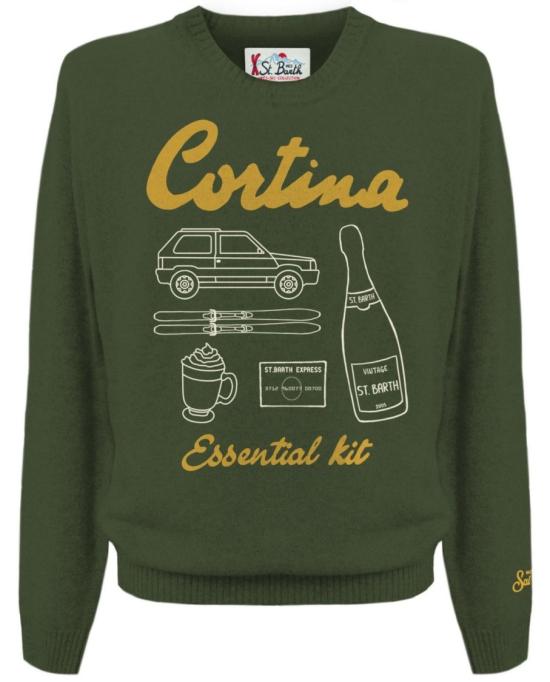 25FW 세인트바쓰 스웨터 HERON00323I Green