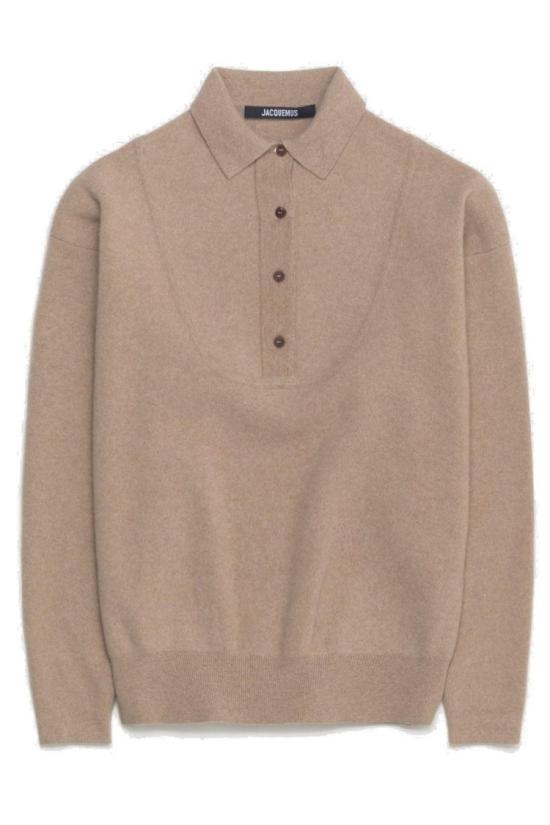 25FW 자크뮈스 반팔 티셔츠 SWM00609AK00276150 Brown