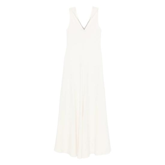 26SS 브루넬로 쿠치넬리 롱 원피스 MA029A5450 C8525 NEUTRALS