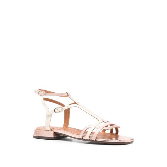 26SS 치에 미하라 샌들 TYLALA PEACH PINK WHITE - CHIE MIHARA