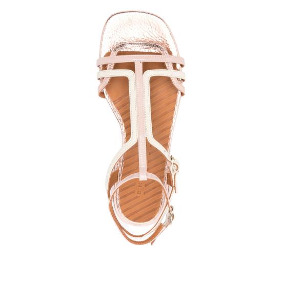 26SS 치에 미하라 샌들 TYLALA PEACH PINK WHITE - CHIE MIHARA